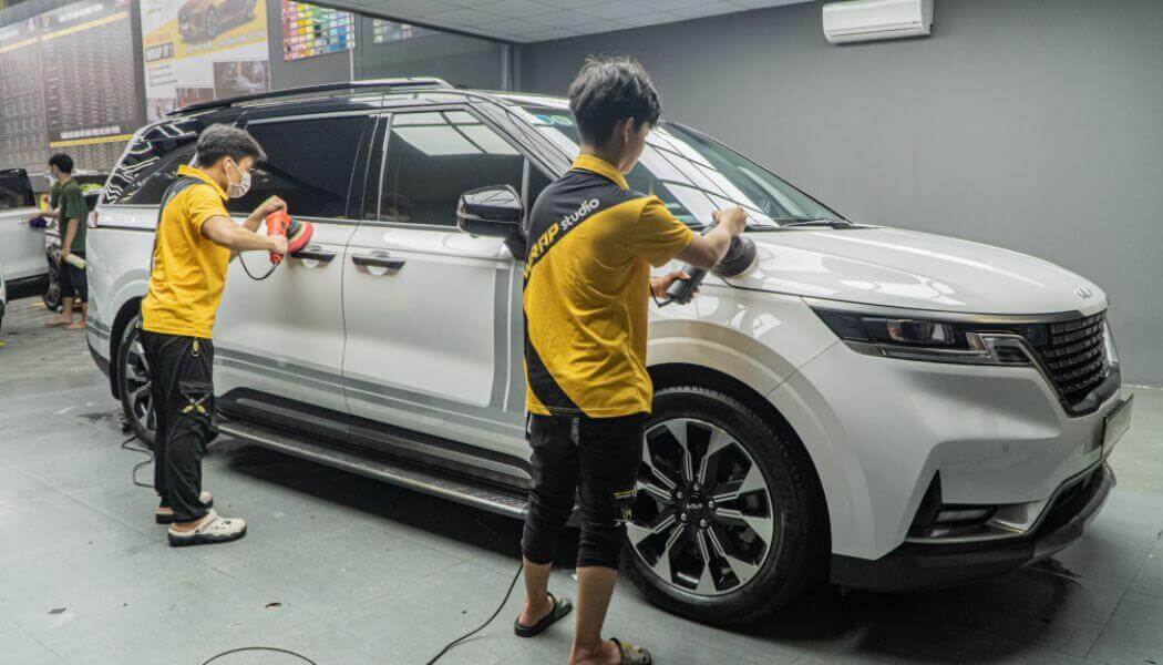 trả lương nhân viên rửa xe