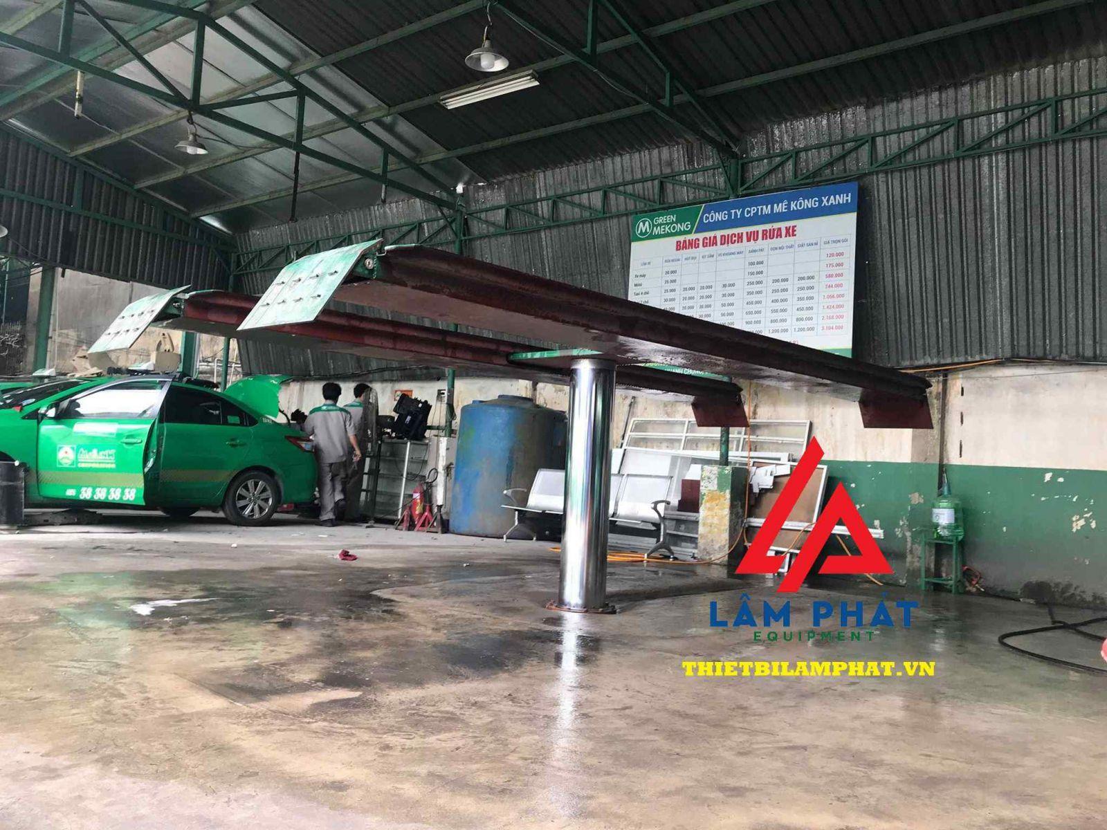 cầu nâng ô tô 1 trụ giá rẻ 2018