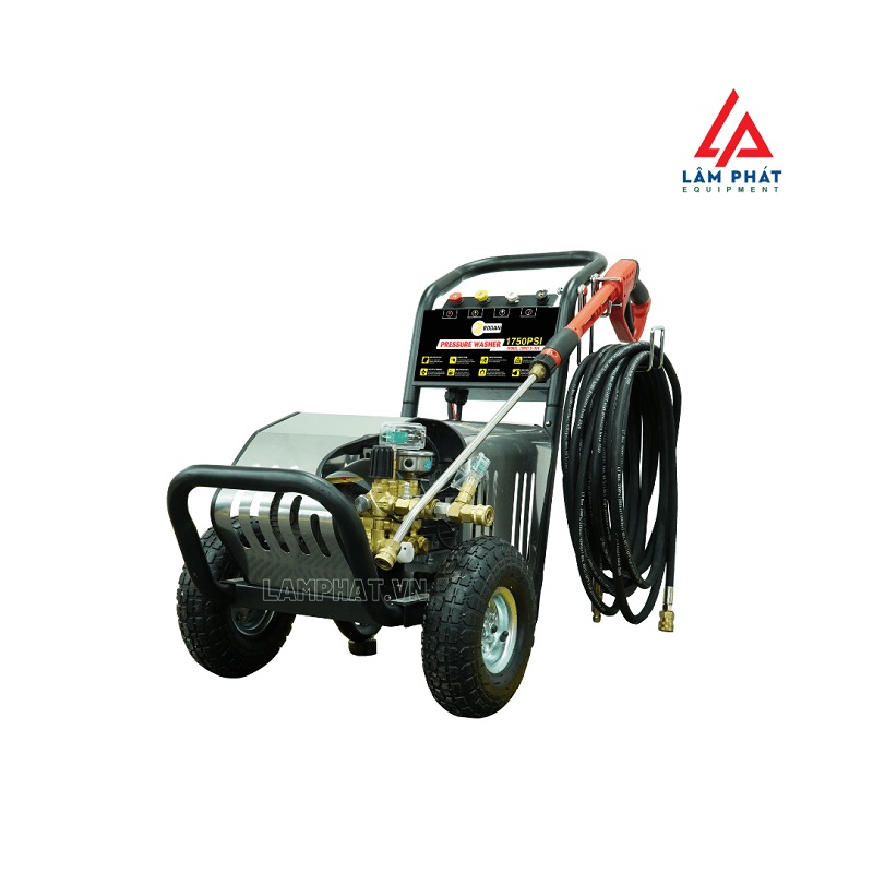 Máy rửa xe cao áp Rodan 3.0kw - 1750PSI do Lâm phát phân phối