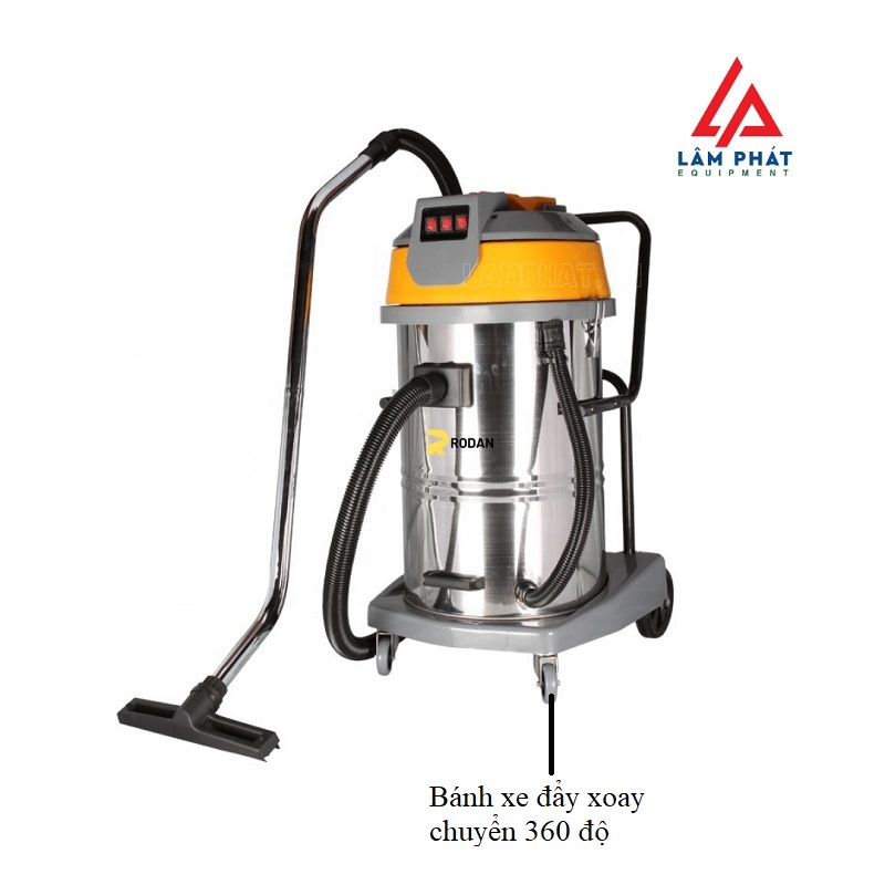 Trang bị bánh xe đẩy di chuyển tiện lợi