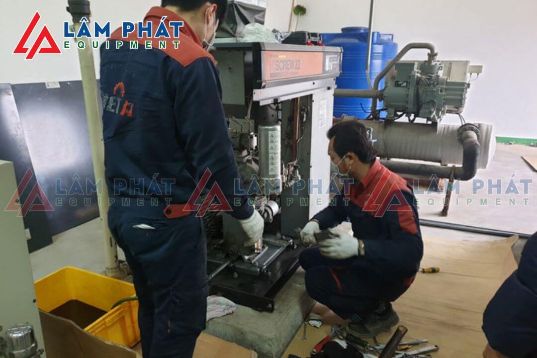 vận hành bảo dưỡng máy nén khí