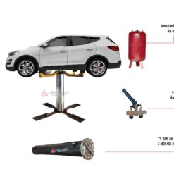 cầu nâng 1 trụ chữ X Ấn Độ
