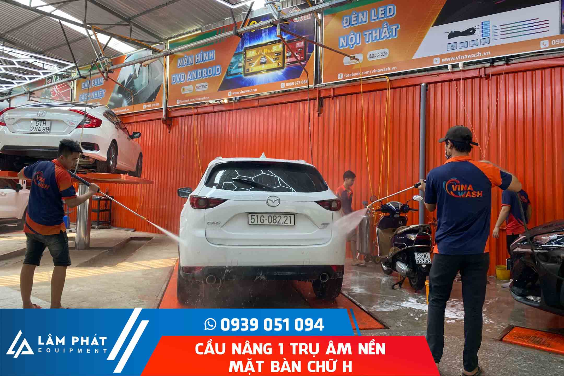 Cầu nâng 1 trụ đã qua sử dụng không thể vận hành trơn tru như cầu nâng mới