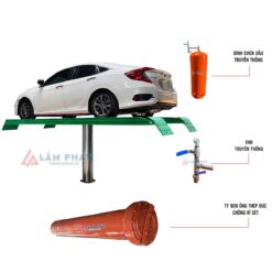 cầu nâng 1 trụ mặt bàn nổi việt nam do Lâm Phát sản xuất LP-5001