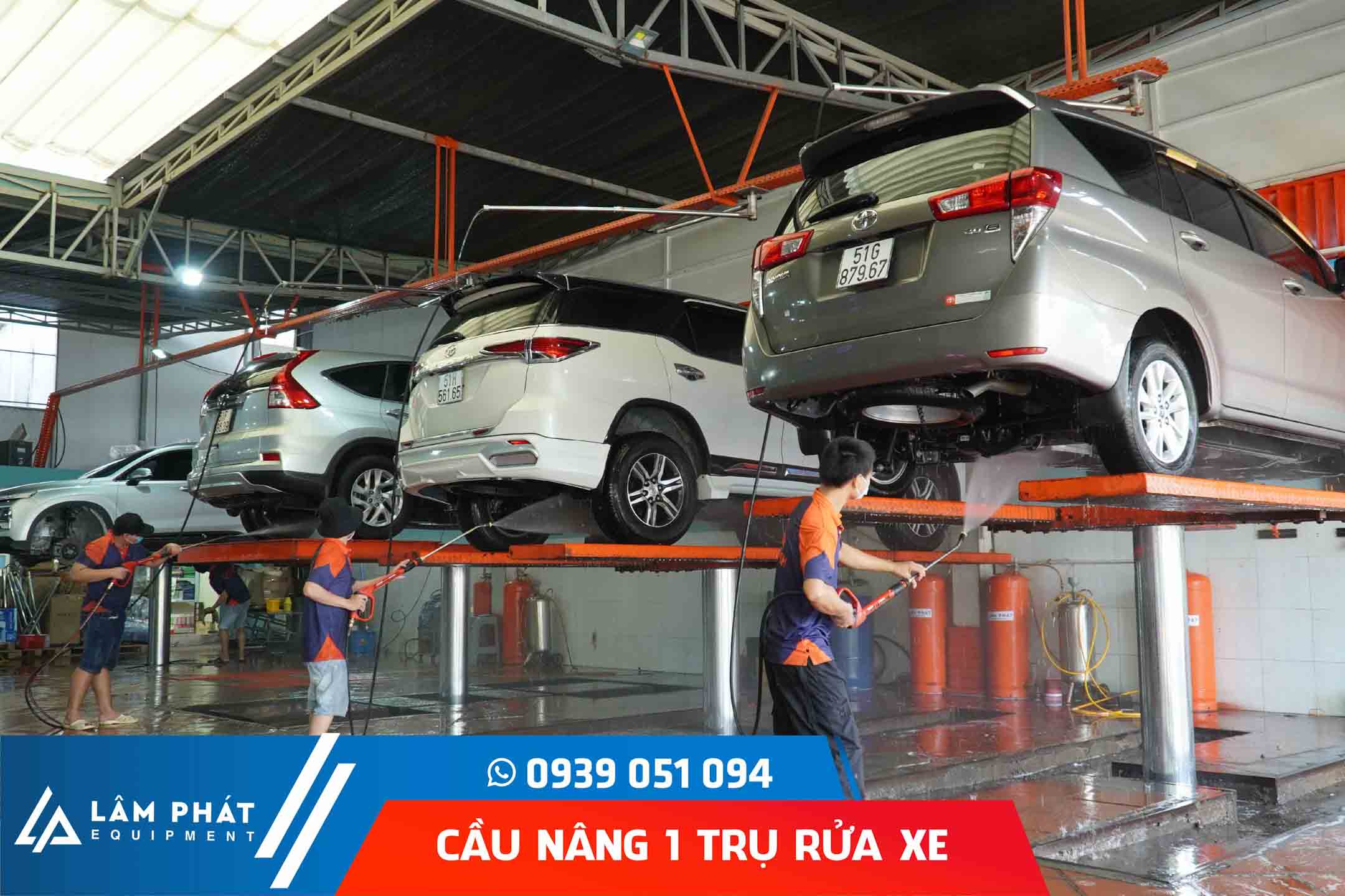 Quy trình thanh lý cầu nâng 1 trụ