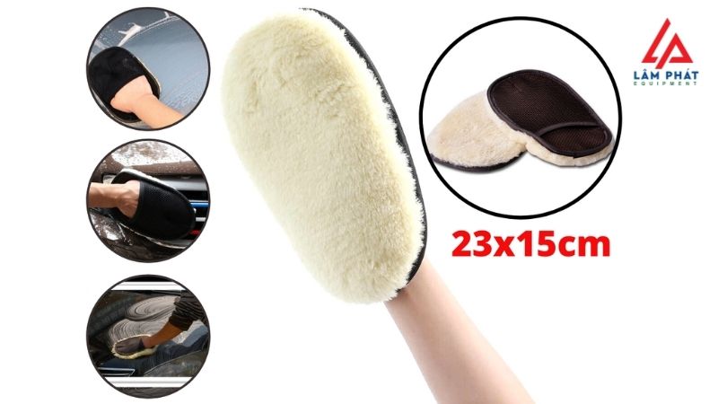 Găng tay lau rửa xe lông cừu sẽ giúp cho công việc rửa xe trở nên hiệu quả và dễ dàng hơn