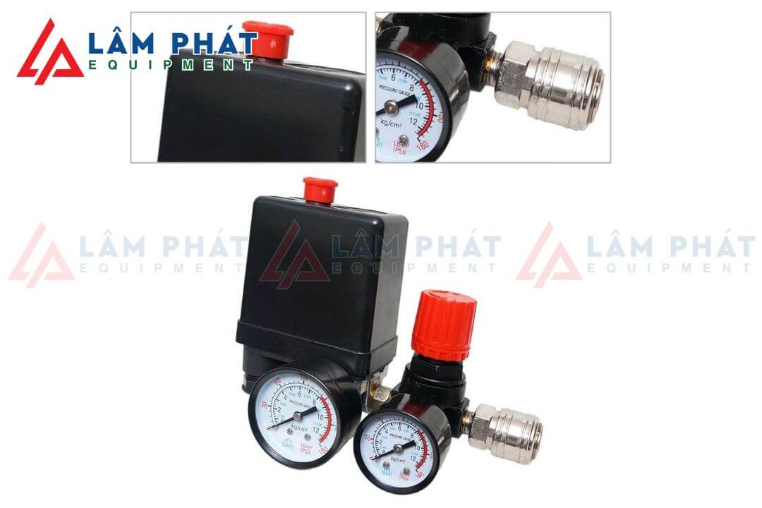 Cách chỉnh công tắc áp suất máy nén khí