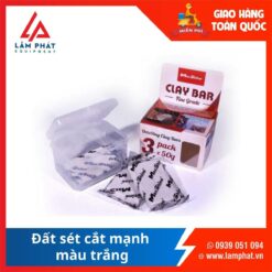 Đất Sét Cắt Sắc Mịn Màu Trắng