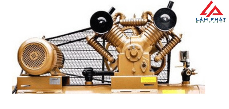 Động cơ mô tơ quấn dây đồng kết hợp puly đôi giúp máy vận hành êm, không nóng máy