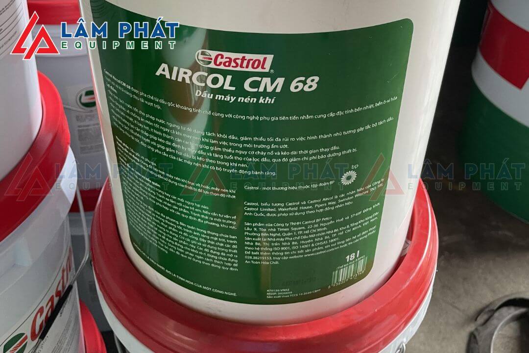 Dầu nhớt máy nén khí Castrol
