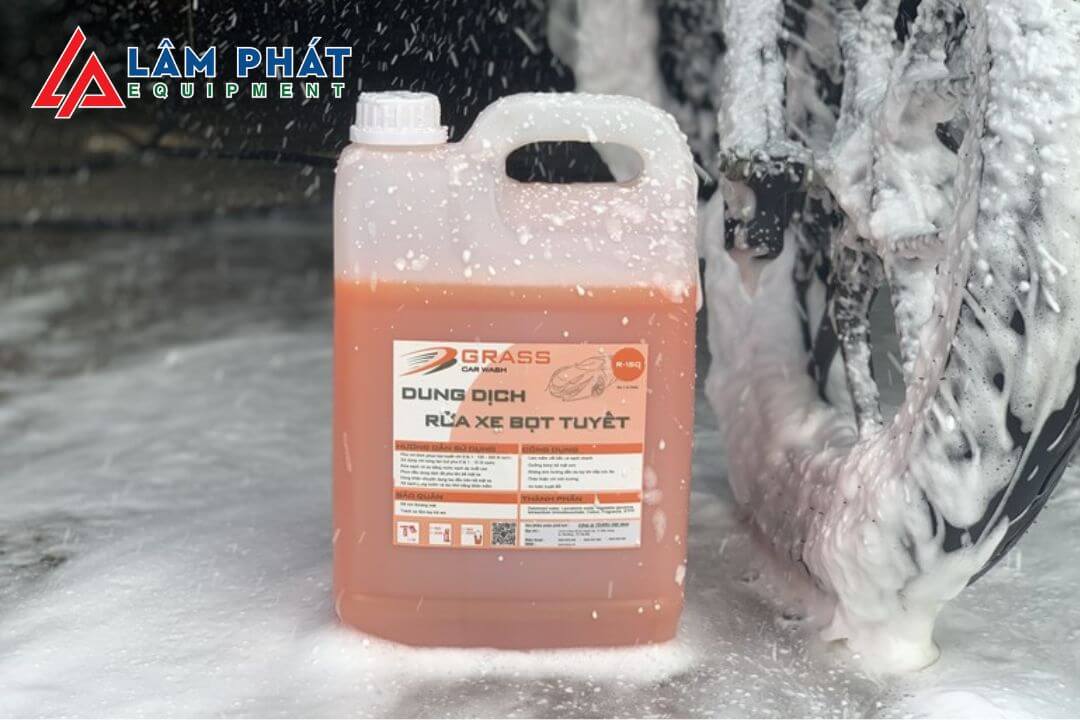 dung dịch rửa xe bọt tuyết