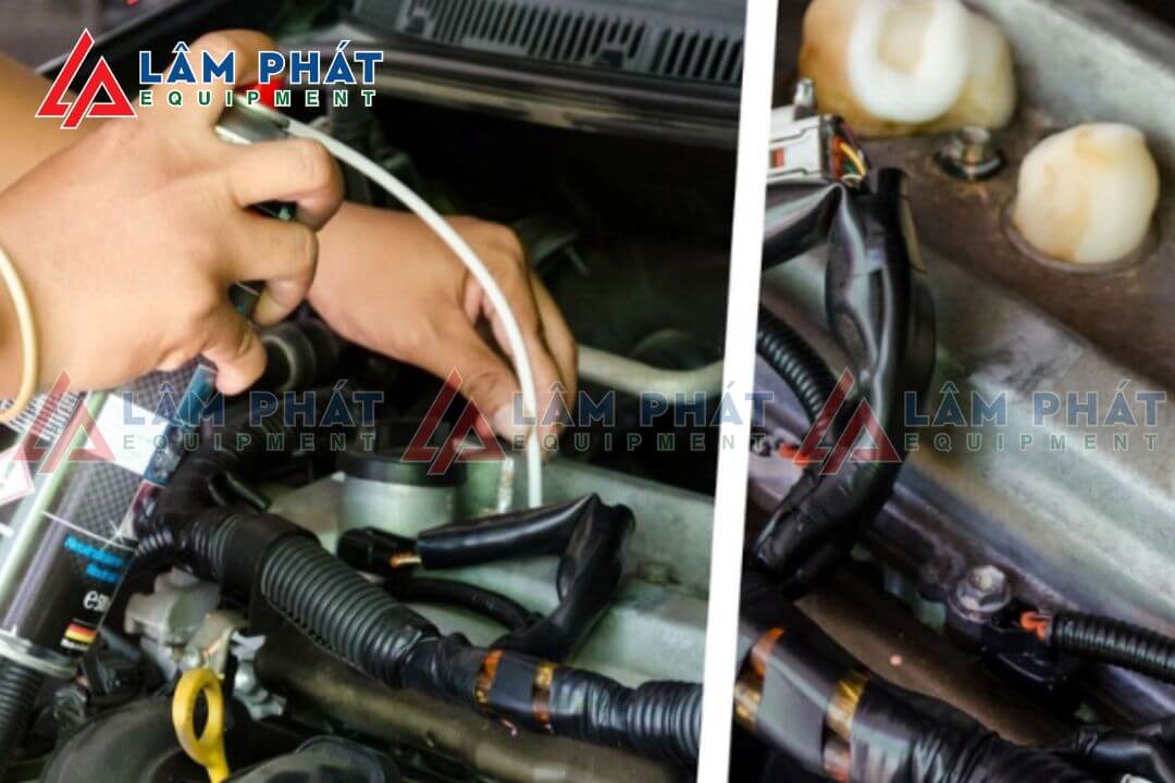 dung dịch vệ sinh kim phun buồng đốt ô tô
