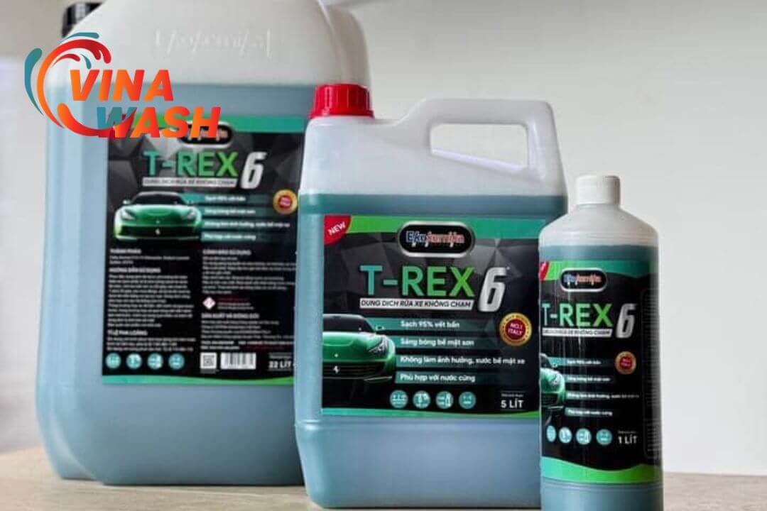 Các loại dung tích của dung dịch rửa xe không chạm Ekokemika T Rex6