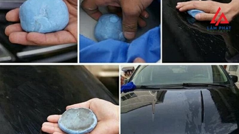 Hướng dẫn sử dụng đất sét tẩy bụi sơn xe hơi - 3M
