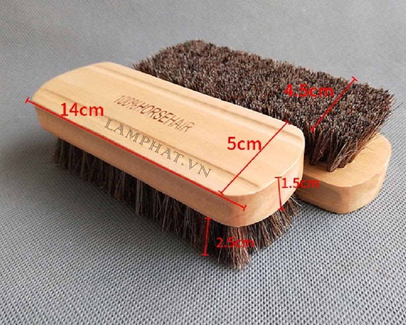 Kích thước bàn chải lông mềm vệ sinh ô tô