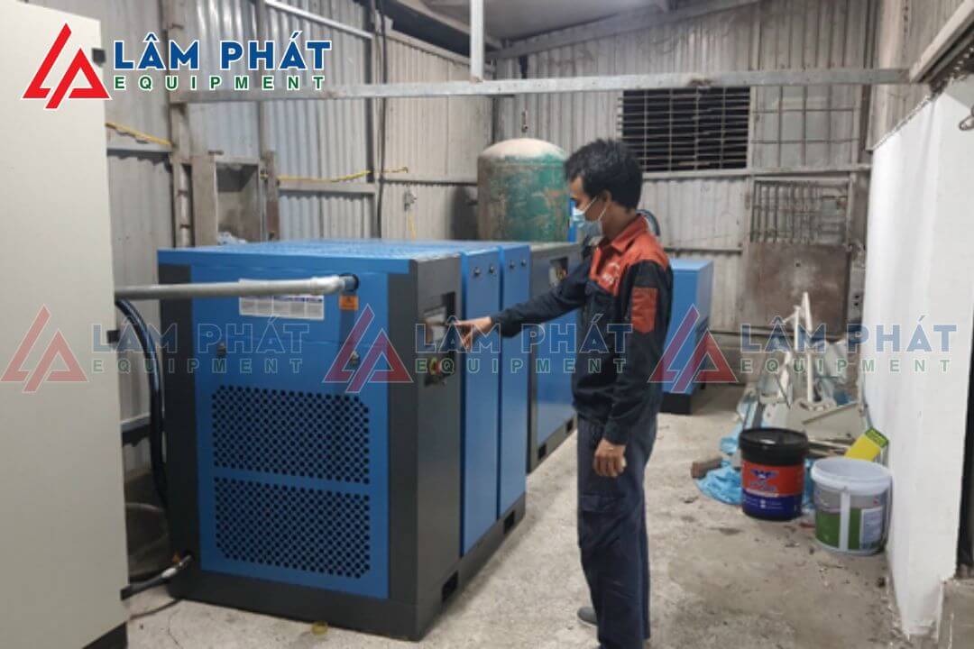 Lắp đặt máy nén khí 