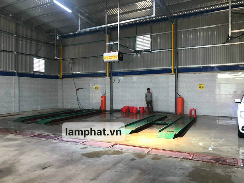 Lưu ý khi lắp cầu nâng rửa xe ô tô