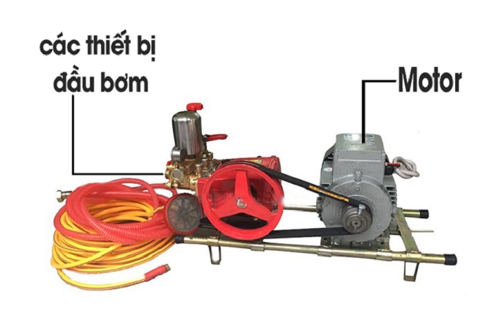 máy rửa xe dây đai