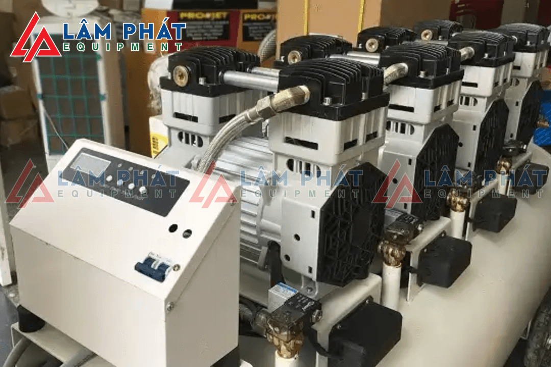 Ưu điểm vượt trội của Máy nén khí không dầu Pegasus TM-OF1100X4-330L