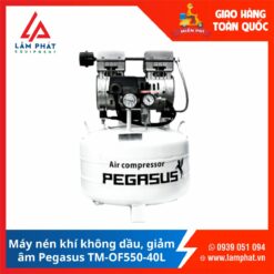 Máy nén khí không dầu giảm âm Pegasus TM-OF550-40L