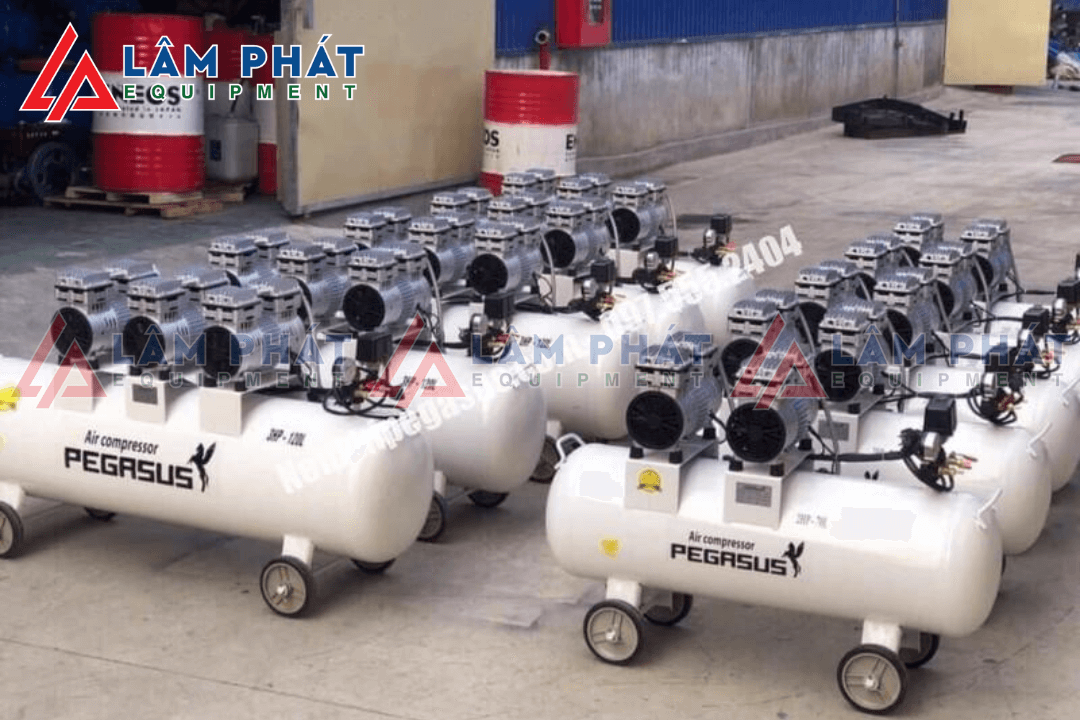 Công dụng của Máy nén khí không dầu Pegasus TM-OF750x3-70L