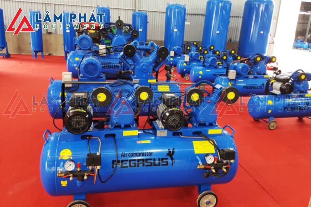 Ứng dụng của Máy nén khí Pegasus 2 đầu nén TM-V-0.25/12.5x2-230L