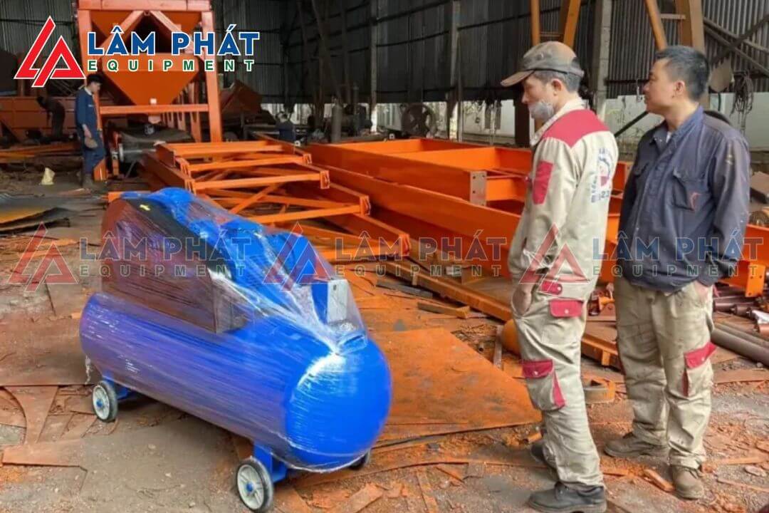 Đầu máy nén khí Pegasus 330L sử dụng piston thép chất lượng cao, có độ bền cao