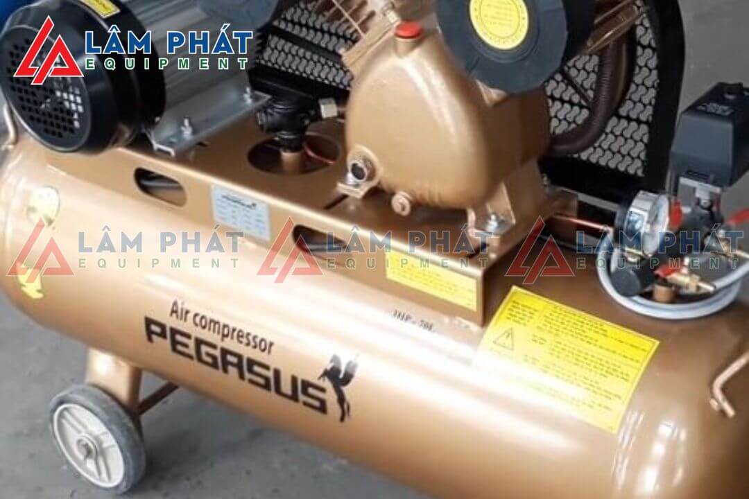 tự động nén khí khi áp suất giảm xuống dưới 5 kg/cm2