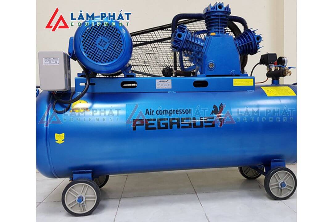 Máy nén khí dây đai Pegasus TM-W-0.67/8-330L 