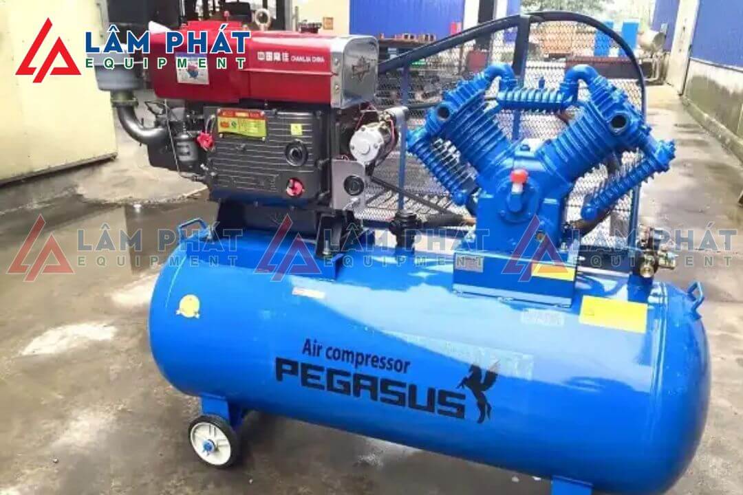 Máy nén khí chạy dầu Diesel Pegasus TM-W-2.0/8-330L