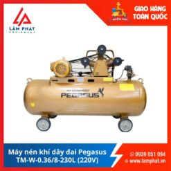 Máy nén khí dây đai Pegasus TM-W-0.36/8-230L (220V)