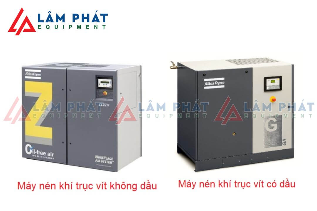 Các loại máy nén khí trục vít