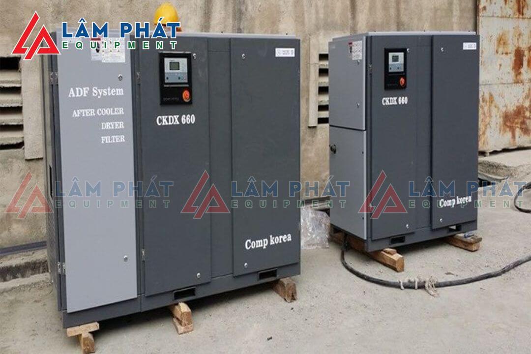 Máy nén khí trục vít 10HP Compkorea