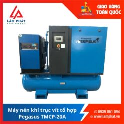 Máy nén khí trục vít tổ hợp Pegasus TMCP-20A