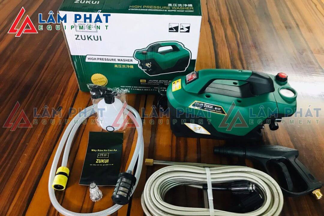 Máy xịt rửa có chỉnh áp Zukui S7