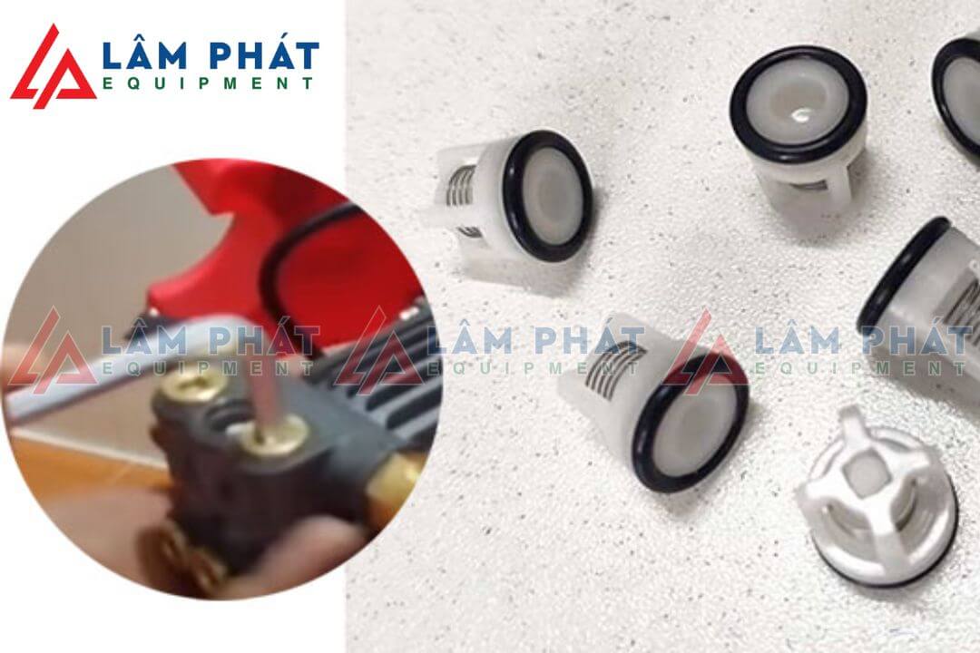 Lỗi không lên áp là nằm ở van một chiều