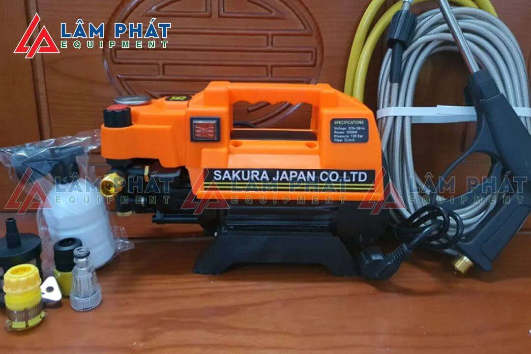 Máy rửa xe Sakura 1200w