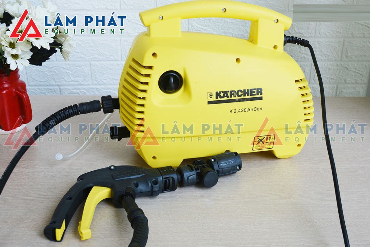 Máy xịt rửa xe hút nước áp lực Karcher K2 420