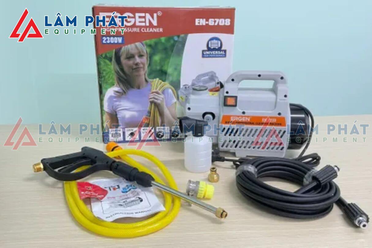 Máy xịt rửa xe hút nước Ergen EN-6708