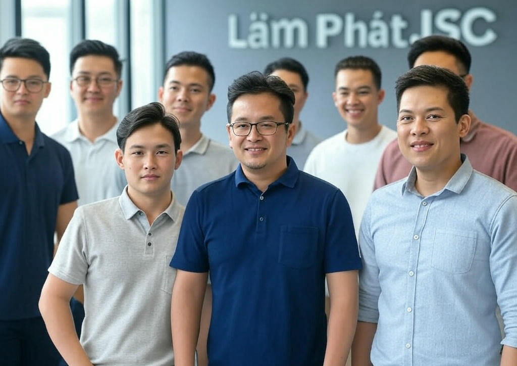 Đội ngũ nhân viên kỹ thuật Lâm Phát JSC