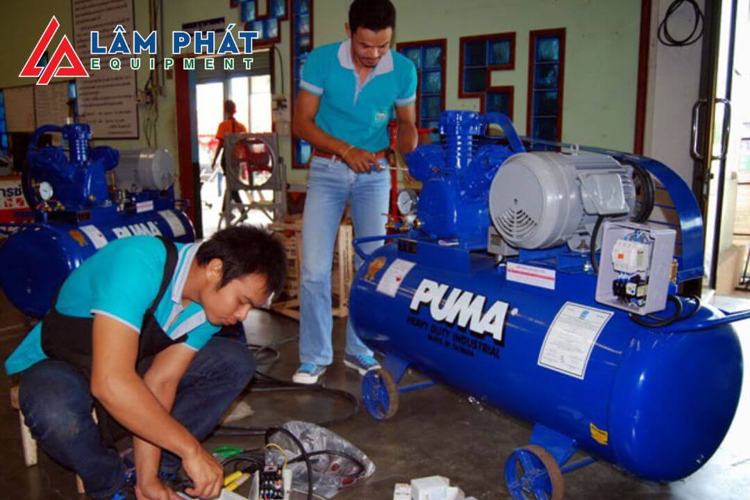 nguyên lý làm việc của máy nén khí kiểu piston