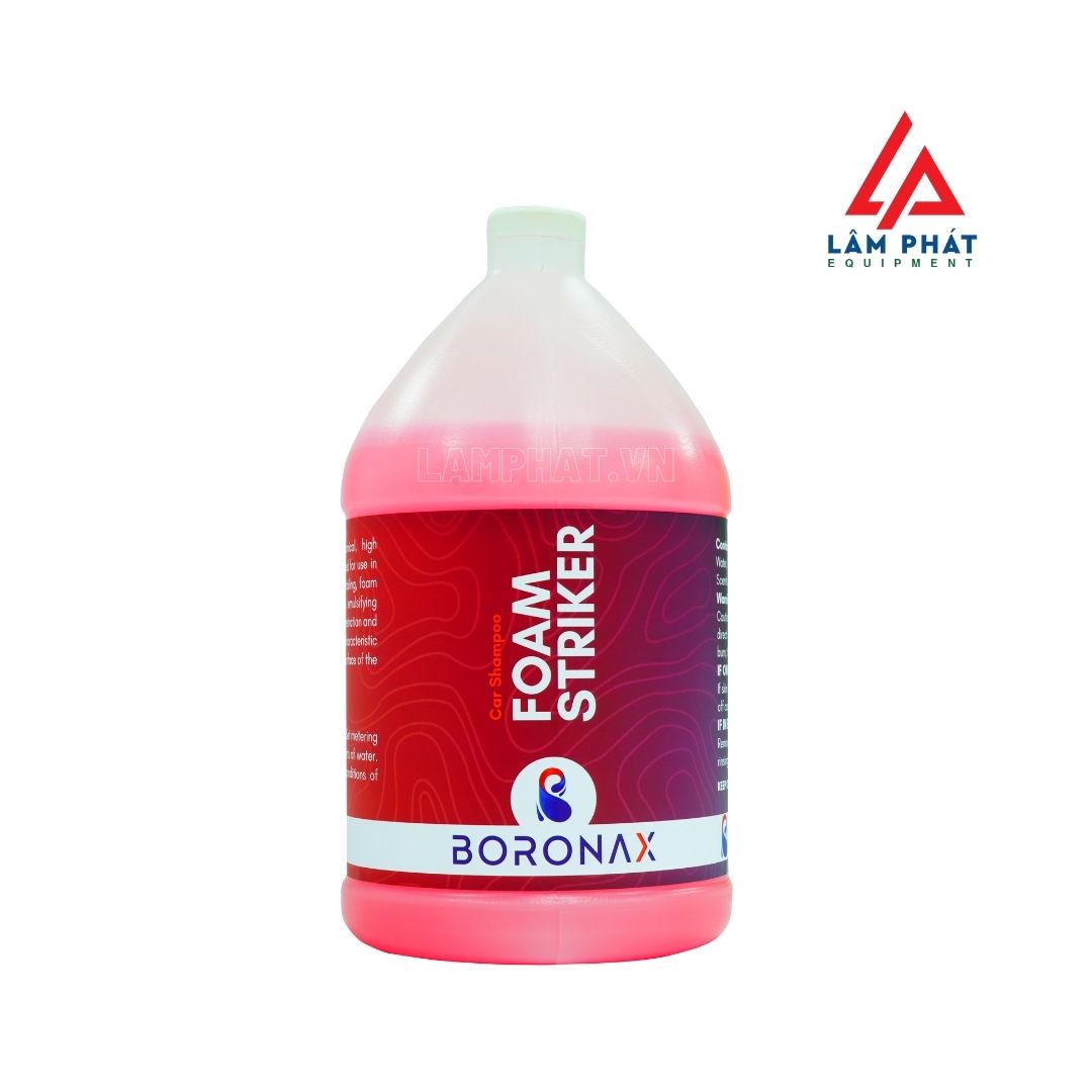 nước rửa xe bọt tuyết boronax foam striker