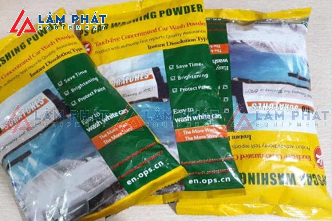 Dạng bột rửa xe không chạm