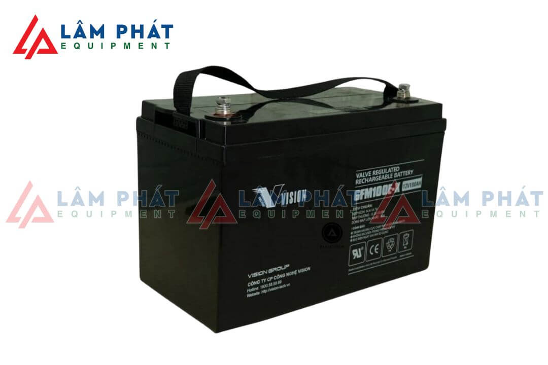 Bình ắc quy xe máy Vision 6FM100-X
