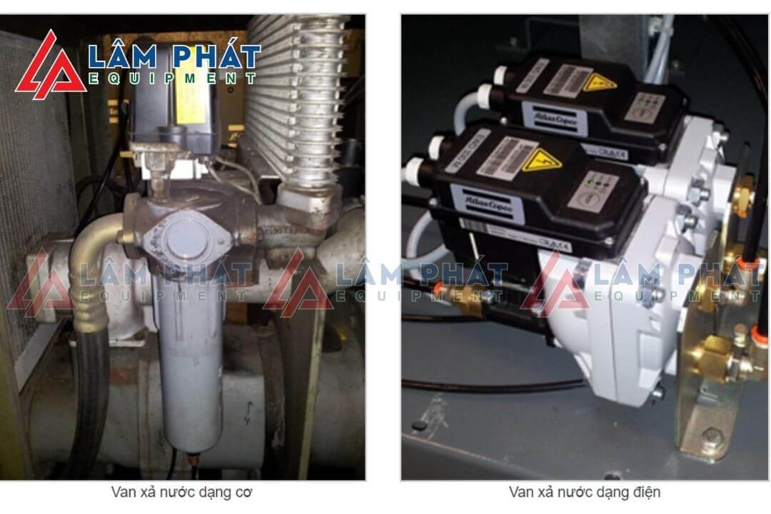 Phân loại Van xả nước máy nén khí