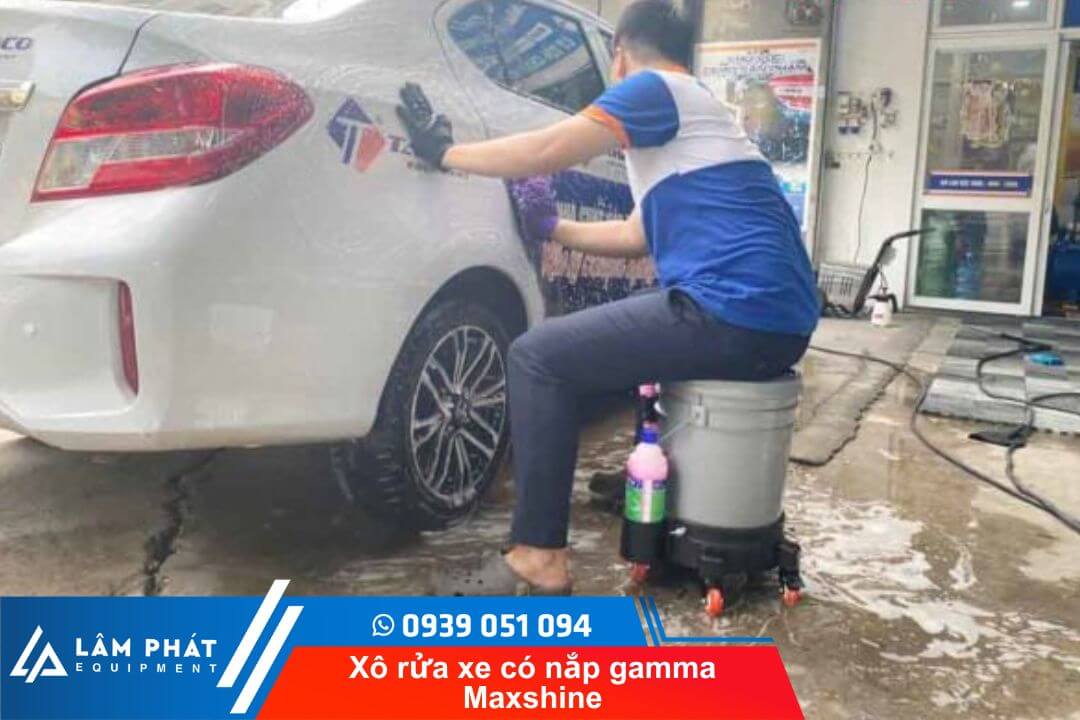 Hướng dẫn sử dụng Xô rửa xe có nắp gamma Maxshine