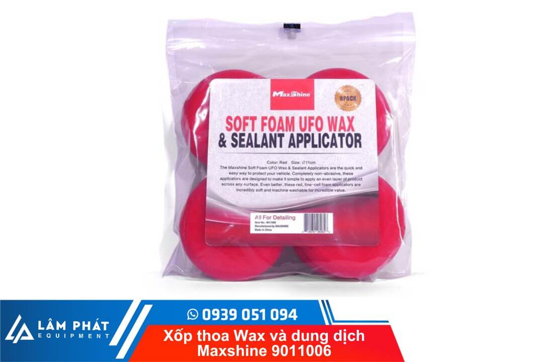 Bộ sản phẩm Xốp thoa Wax và dung dịch Maxshine